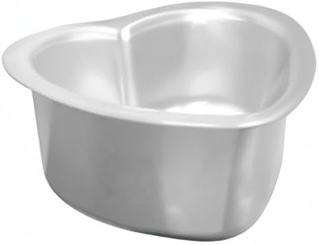 Heart Shaped Cake Pan - 6x3 Inch Aluminum Cake Tin for Weddings, Parties, and Family Occasions Make cake pans for 1-2 servings, heart-shaped small cake pan