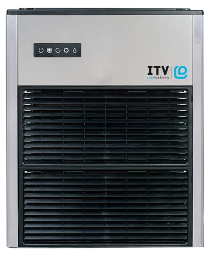 ITV Ice Makers IQN 900 ICE Queen N Ice Maker, Modular, Nugget ice, 860 lb. production/24 hr, high Evaporator Efficiency, Electronic Control, Front LED Display, air Cooled, 115V/60/1-ph