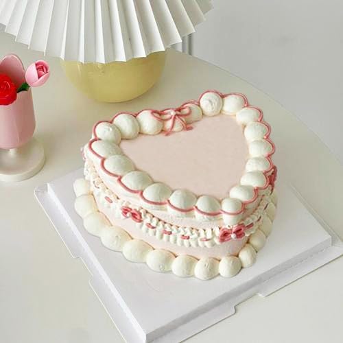 Heart Shape Cake Pan,Anodized Heart Cake Pan, Aluminum, For Valentine's Day Wedding Birthday and Other Occasions 8 3 inch heart