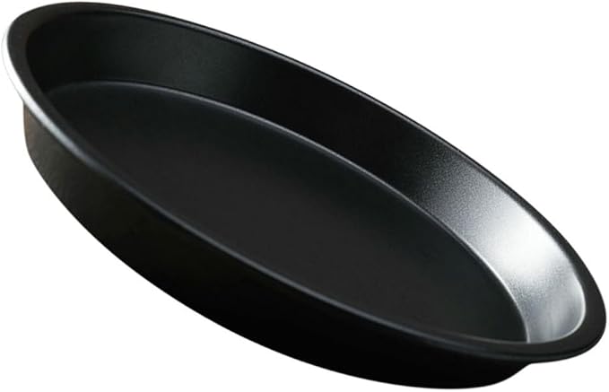 Luxshiny Non-Stick Round Cake Mold - 7 Inch Carbon Steel Baking Pan for Pizzas Cakes and More