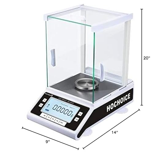 100g/0.1mgLab Scale 0.0001g| Analytical Electronic Balance Lab Precision Weighing Balance Scales Jewelry Scales Calibrated| High Accuracy Electromagnetic Force Sensor