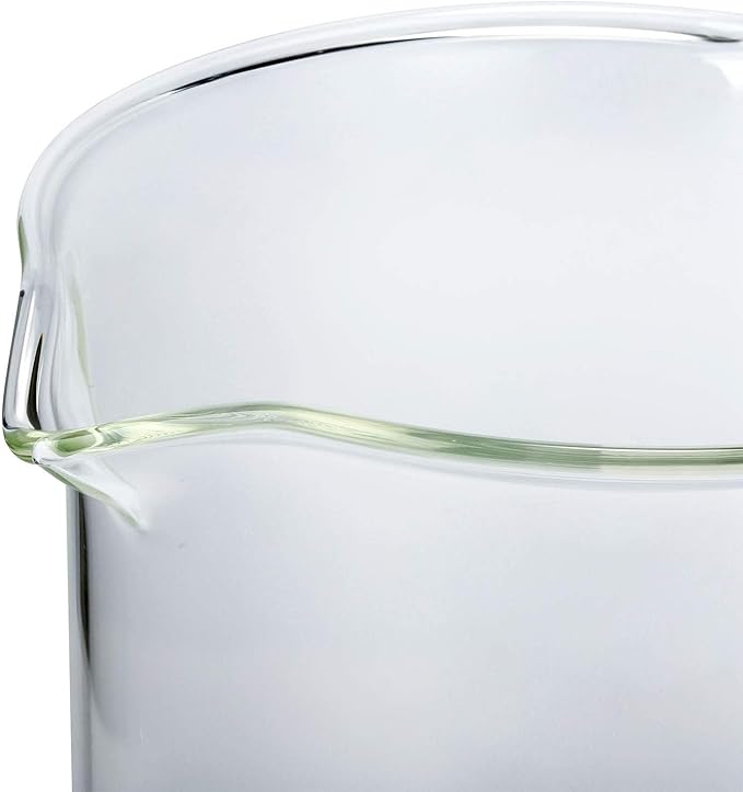 High Borosilicate Glass Measuring Cup-V-Shaped Spout,Glass Measuring Beaker for Kitchen or Restaurant, Easy to Read, 30 ML (1 Oz)-Pack of 2