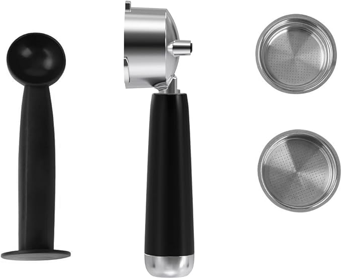 Espresso Machine with Steam Milk Frother Compact Cappuccino Machine with Programmable to Customized Americano Touch Screen Coffee Maker for Latte, Hot Water Stainless Steel