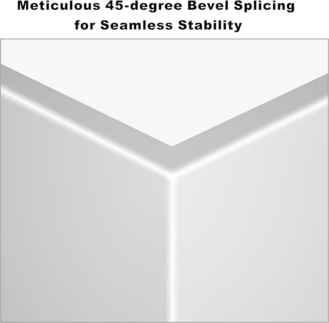 HELPLEX White Acrylic Guest Towel & Napkin Holder - Waterproof Splash-Proof Vertical Design for Bathroom, Kitchen, Dining Table - Home Hotel Office Organizer (1-Pack)