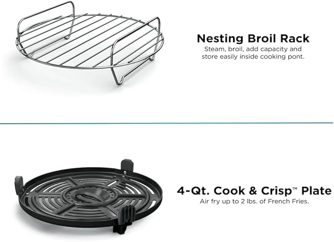 Ninja Foodi 10-in-1 5 Quart Pressure Cooker & Air Fryer, Programmable Multi-Cooker with TenderCrisp Technology, Stainless Steel