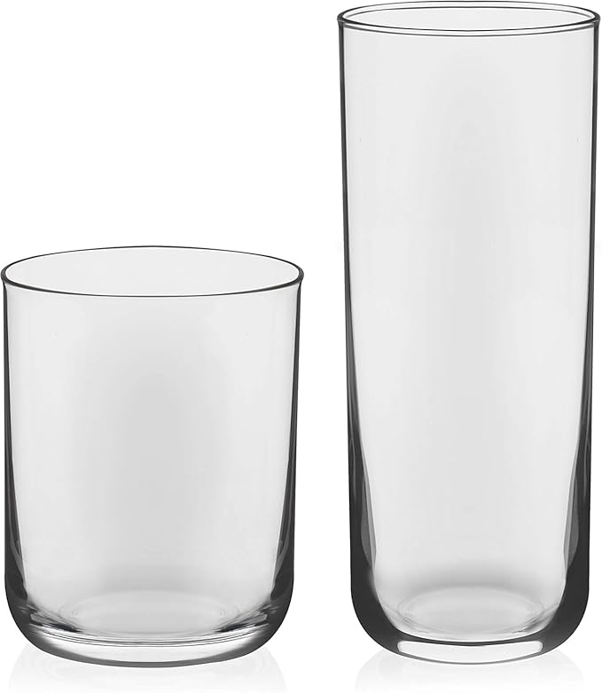 Libbey Lisbon 16-Piece Tumbler and Rocks Glass Set