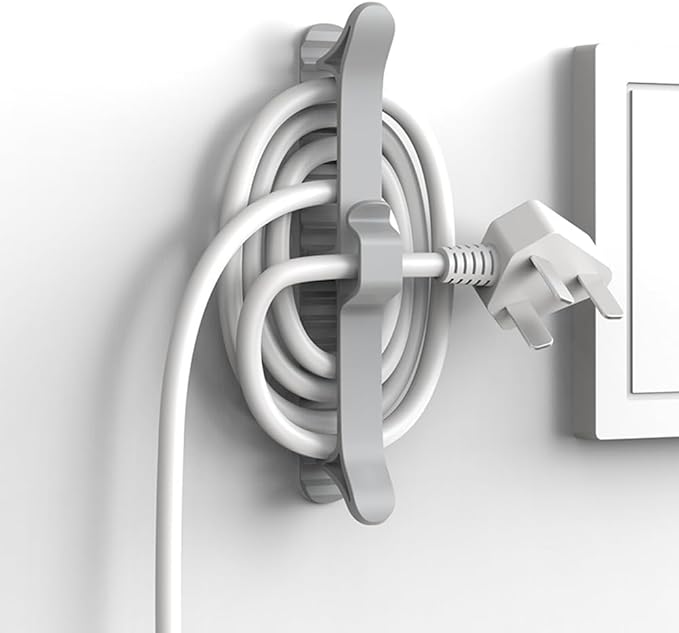 Cord Organizer | Organization and Storage for Kitchen Appliances,Cord Keeper,Cord Wrapper,Cord Holder for Air Fryer,Coffee Maker,Blender,Toaster-8Pcs (grey)