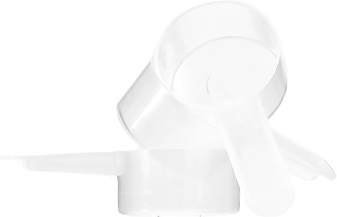 50 Pack Tablespoon Measuring Spoon Set with Short Handle Coffee Scoop - 1 Tablespoon (15 ML) Clear Plastic Scoops for Coffee, Loose Tea, Protein, Spices, Powders, and Other Dry Goods Bulk Value Pack