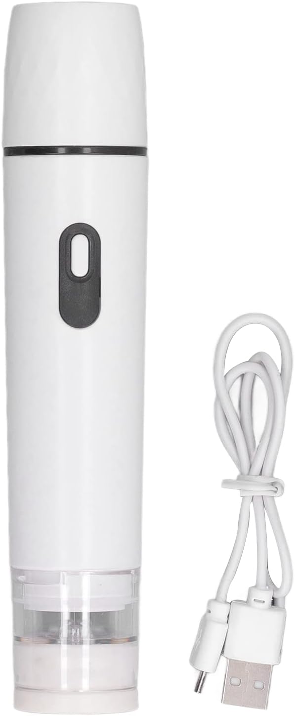 Vacuum Food Sealer, Rechargeable Handheld Vacuum Pump, Electric Air Pump for Food Storage (White)