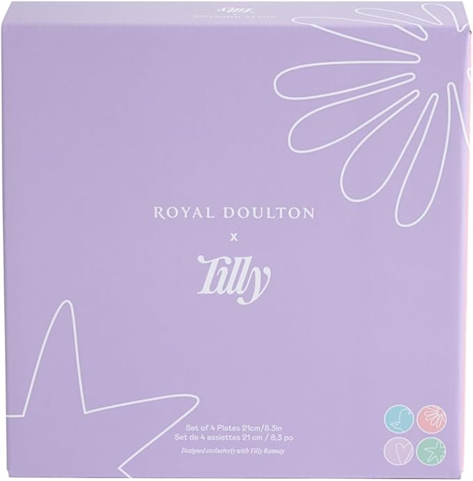 Tilly Ramsay Bowl 17cm 6.7in Blue Set of 4