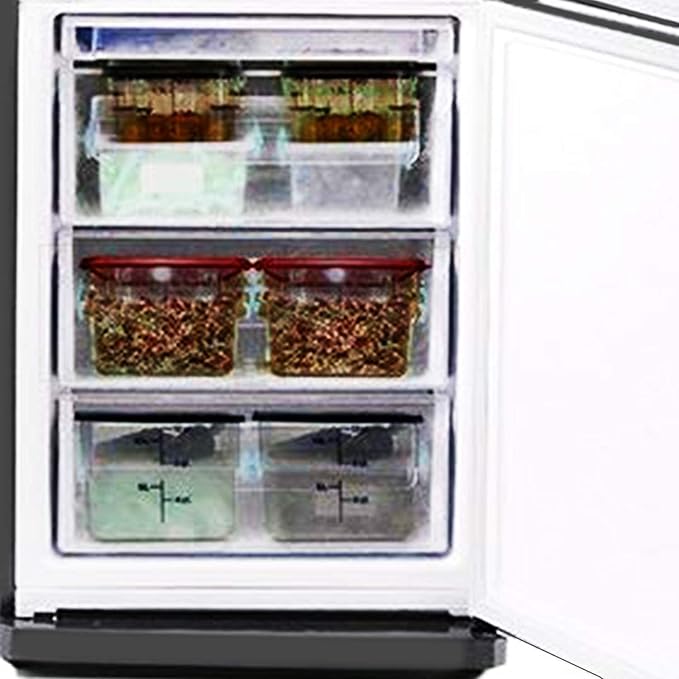 Tiger Chef 4 Quart Commercial Grade Clear Food Storage Square Polycarbonate Containers With Green Lids