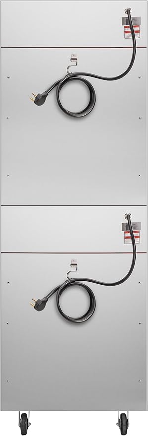 KoolMore KM-CCAH3-2D Commercial Full-Size Two Door Cook and Hold Oven 3,000 W and 208/240V, UL Listed in Stainless-Steel