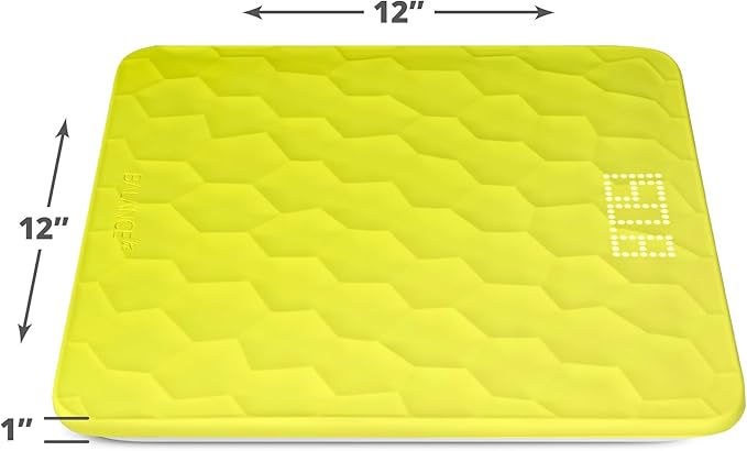 Greater Goods Colorful Designer Bathroom Scale: Non-Slip Silicone Cover, Hidden LED Display, Spot-On Precision, 400 lb Capacity