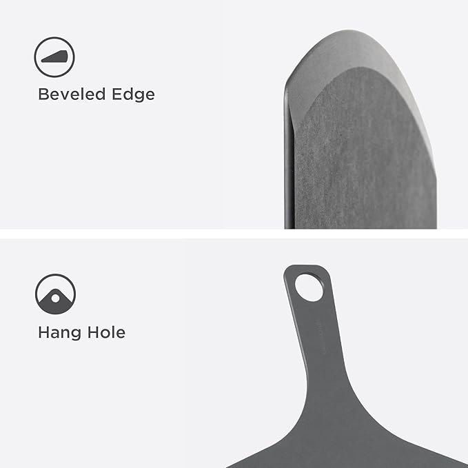 Epicurean Pizza Peel, 17-Inch by 10-Inch, Slate