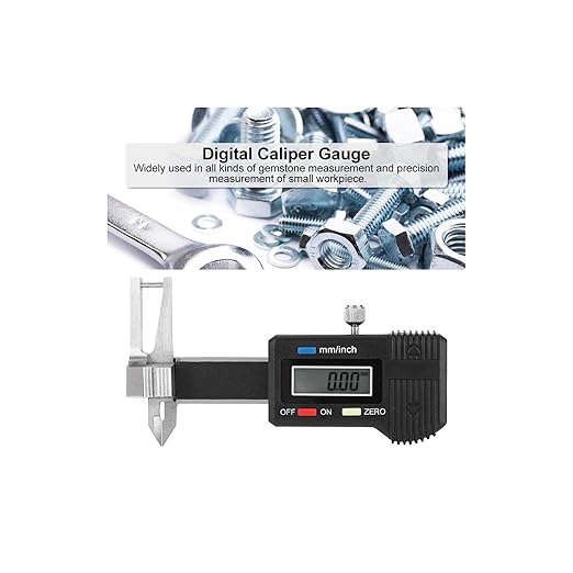 3-in-1 Micro Electronic Digital Caliper Ruler, Inside Diameter, Diameter, Thickness Measuring, 0~25mm Stainless Steel Digital Thickness Caliper, Digital Caliper Gauge for Gemstone & Small Workpiece