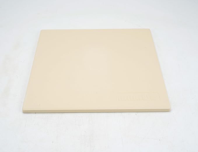 Pizza Stone for Oven and BBQ Grill, 13 inch Square Bread Baking Stone, Heavy Duty Large Ceramic Pizza Pan for Baking Pie Cookie and Cheese