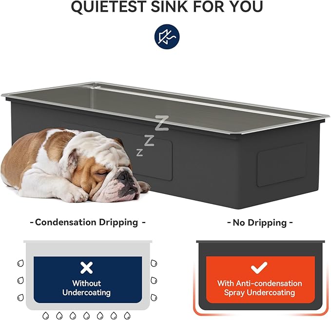 Lordear 45 Inch Undermount Kitchen Sink Ledge Workstation 16 Gauge Stainless Steel Single Bowl Under Counter Kitchen Sink with Built-in Accessories 45''x19''x10''