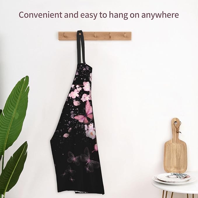 Funny Animal Apron with 2 Pockets Waterproof for Men Women Kitchen Garden Decor