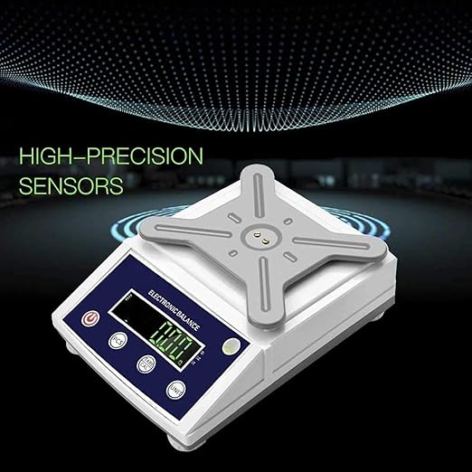 High-Precision Laboratory Digital Analytical Balance Electronic Scales Industrial Scale (3kg/0.01g (Square Pan))