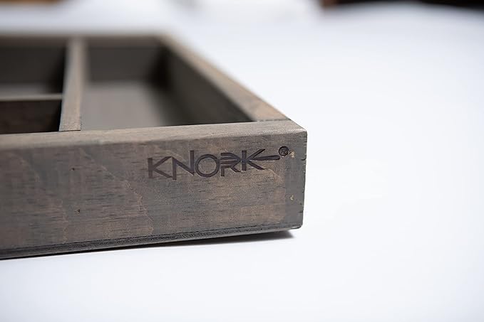 Knork Storage Tray/Flatware Organizer, large, Weathered Gray