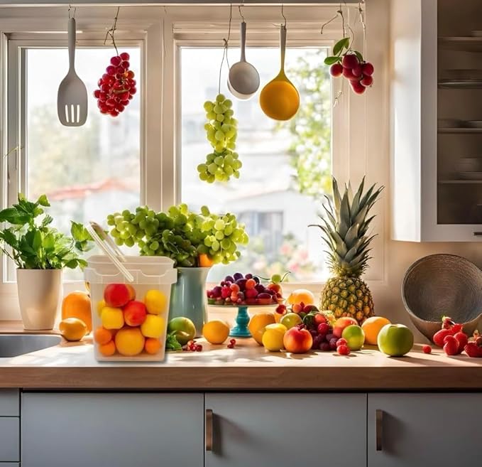 House Naturals Clear Food Grade Made in USA Plastic Bucket with lids, (Pack of 3) (5 Gallon)