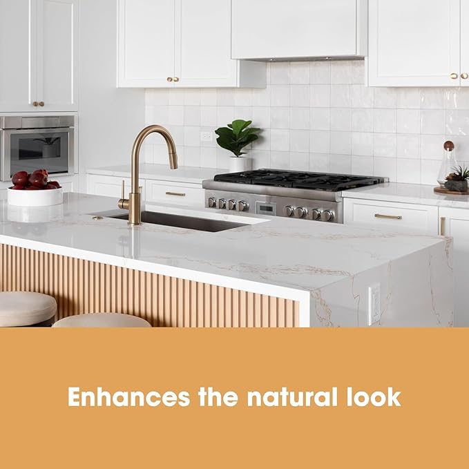 Furniture Clinic Granite & Quartz Spray Cleaner for Kitchen Worktops & Sinks - Non Abrasive Cleaning & Streak Free Finish - Stain Remover & Cleaning for Black or White Marble Stone Worktop - 500ml