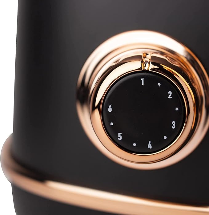 HADEN Heritage 4-Slice Toaster with Extra Wide Slots, 1500-Watt, Black & Copper - Retro Stainless Steel Design with Self-Centering Function, Adjustable Browning Control & Removable Crumb Tray