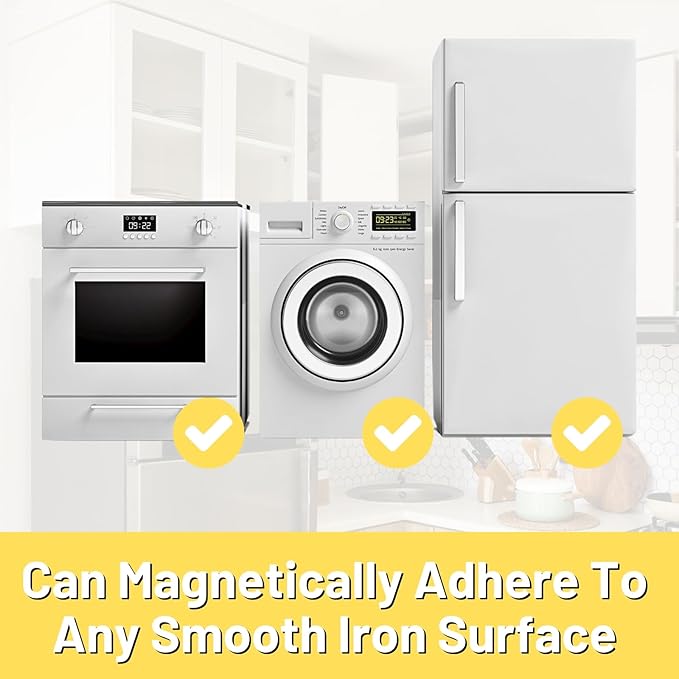 Magnetic Shelf for Fridge, Fruit Potato & Onion Storage Bins, Pantry Organizers & Storage, Large Container Magnetic Basket for Refrigerator, Kitchen Counter, Cabinet, Magnetic Fridge Organizer