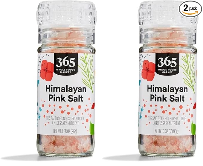 365 by Whole Foods Market, Himalayan Pink Salt Grinder, 3.38 Ounce (Pack of 2)