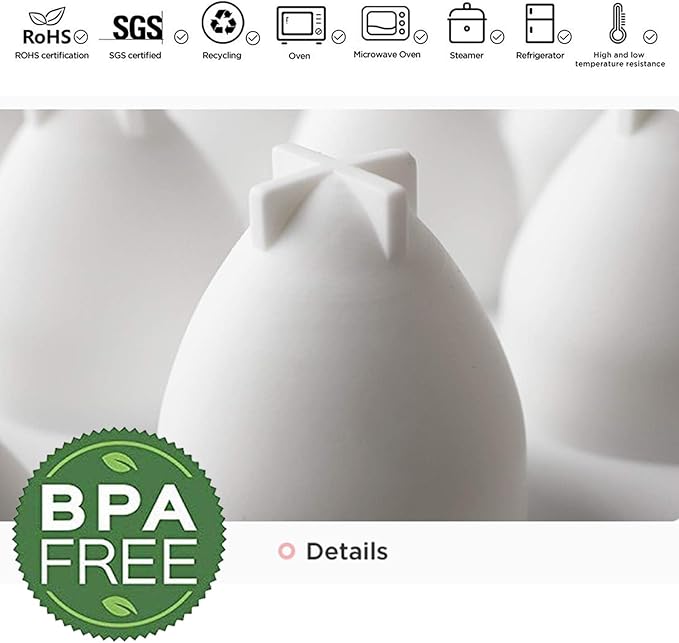 OCPO KITCHEN Strawberry Silicone Mold for Baking Mousse Cake, French Fruit Dessert, Pastry, Chocolate, Ice Cream, Cake Decoration Mold, 3D Strawberry Shape (15-Cavity)