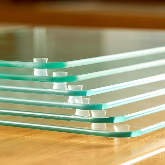 Tempered Glass cutting Board 12x16- Durable Shatterproof, Heat-resistant, Scratch-proof - Dishwasher Safe (16x12 inches)