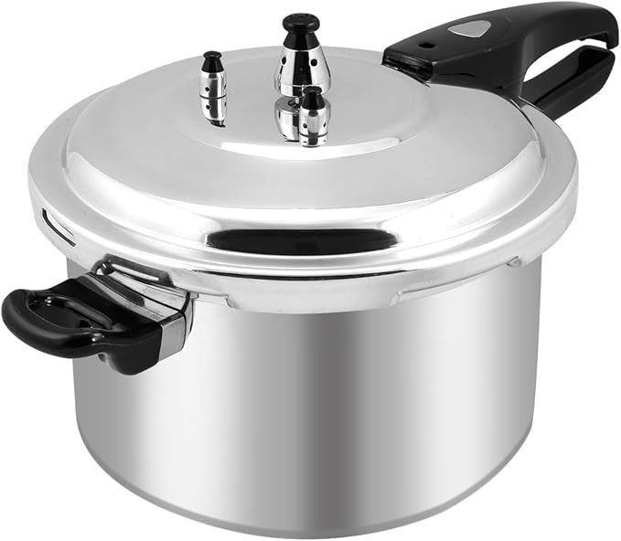 Barton 8Qt Pressure Canner Release Valve Aluminum Canning Pot Cooker Pot Stove Top Instant Fast Cooking Pot Stewing Locking System, 8 Quart