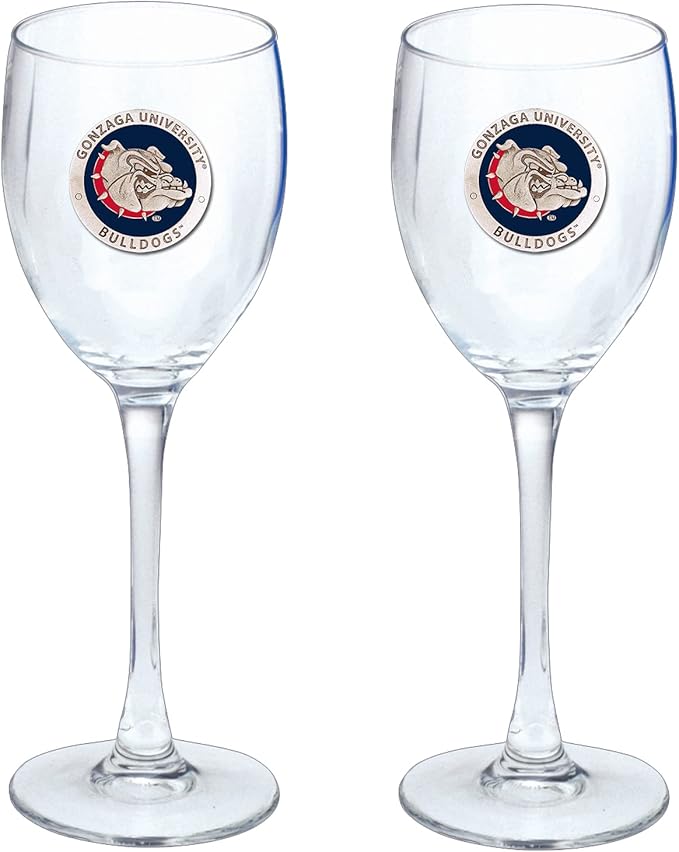 Heritage Pewter Gonzaga Glass Water Goblets β Set of 2 | 12 OZ Goblet Glasses | Expertly Crafted Pewter Glass