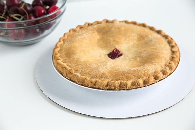 Fox Run Round Cake Base, Cardboard, 10-Inch, Pack of 12, White