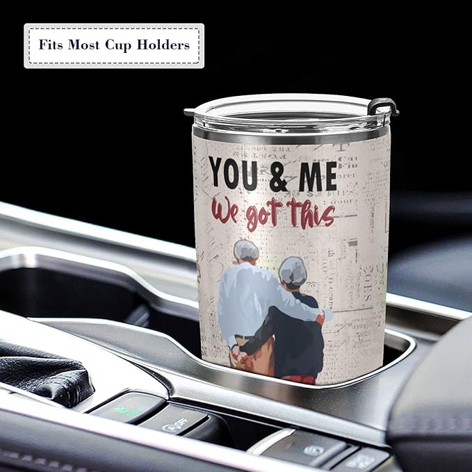 JUDIAN Gift For Husband From wife Valentines Day Gift for Husband Birthday Gift for Husband Wedding Gift Couple's mug 20oz Tumbler Travel Coffee Mug