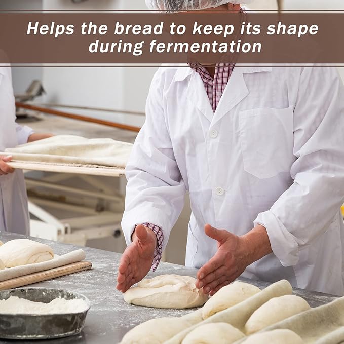 Tessco 6 Pieces Pastry Cloth and Rolling Pin Cover Set Includes 2 Pcs 25 x 20 Inch Large Cotton Pastry Mat 4 Pcs 14 x 2.5 Inch Rolling Pin Cover Sleeves for Dough Bread Pie Baking Kitchen Supplies