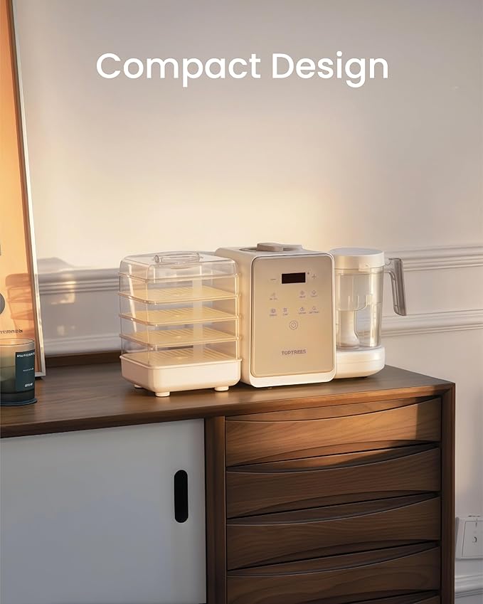 Pet Fresh Maker - 5.5-Qt Food Processor, 10 Types of Homemade Pet Foods for Dogs, Cats & Small Pets, 7-in-1 Cooking & Chopper Machine with Easy One-Step Touch Panel,DIY Recipes,Wet Cat Food,Dog Treats