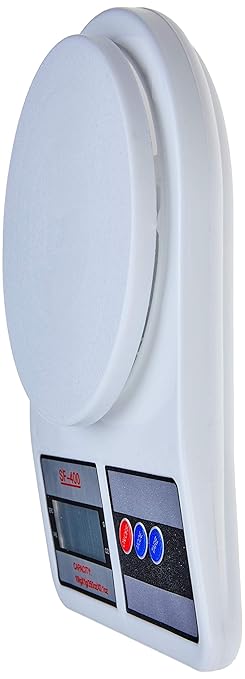 Digital Kitchen Scale 22lb/10kg Capacity, Stainless Steel Food Scale with oz/g Units | Replaceable Battery Power | Ideal for Meal Prep, Cooking, Baking