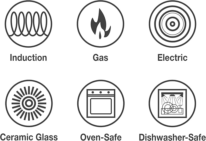 Tramontina Tri-Ply Clad Stainless Steel 8-Quart Stock Pot with Glass Lid, Induction-Ready Pasta Pot, Dishwasher-Safe, NSF-Certified