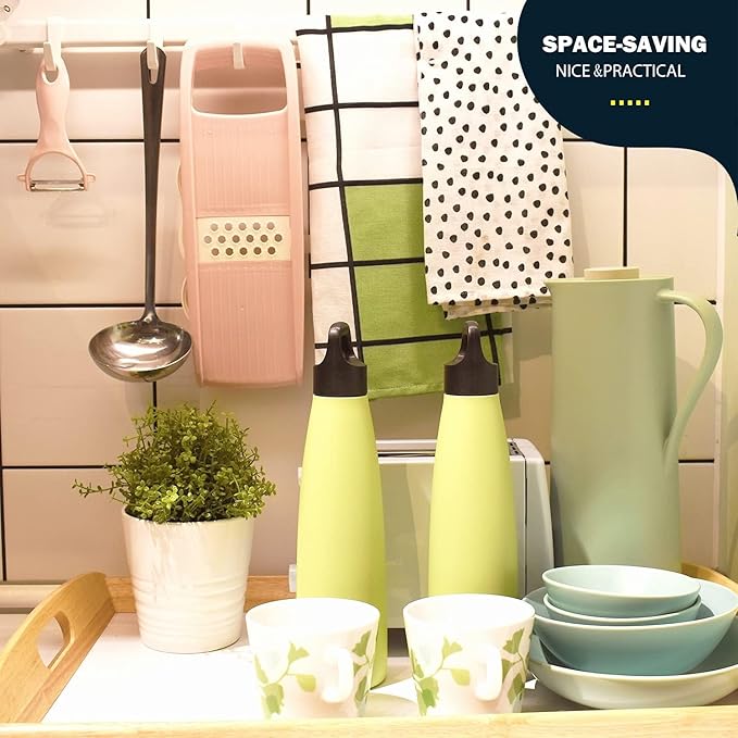 Mandoline Slicer for Kitchen Slicer Vegetable Cutter 5 In 1 Veggie Slicer Potato Slicer waffle fry cutter Hot Swap Mandolin with Peeler for Vegetables Carrot Shredder Cucumber Slicer - Pink