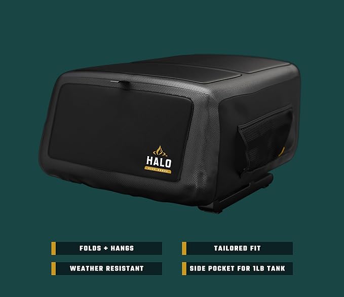 Halo Versa 16 Propane Gas Outdoor Pizza Oven with Rotating Cooking Stone | Portable Appliance for all Outdoor Kitchens | Oven Cover Included