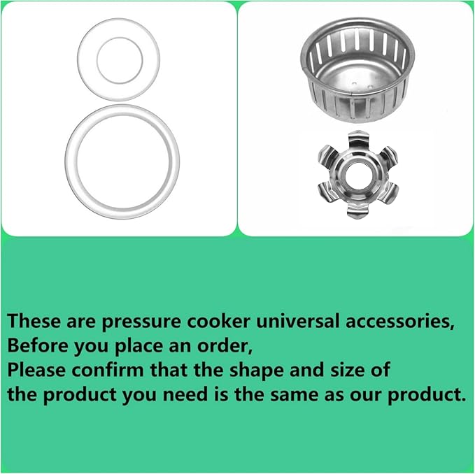 Replacement Parts for Instant Pot Duo/Duo Plus 5, 6 Qt, IP-DUO50, IP-DUO60 and IP-Duo Plus 60, Include Sealing Ring Steam Release Handle and Condensation Collector Cup