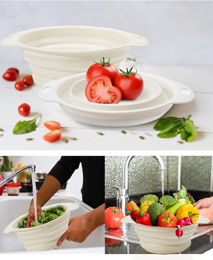 22Pcs Non Stick Pots and Pans Set | Ceramic Cookware Set with Detachable Handle | PFAS-Free, Oven & Induction Safe (White)