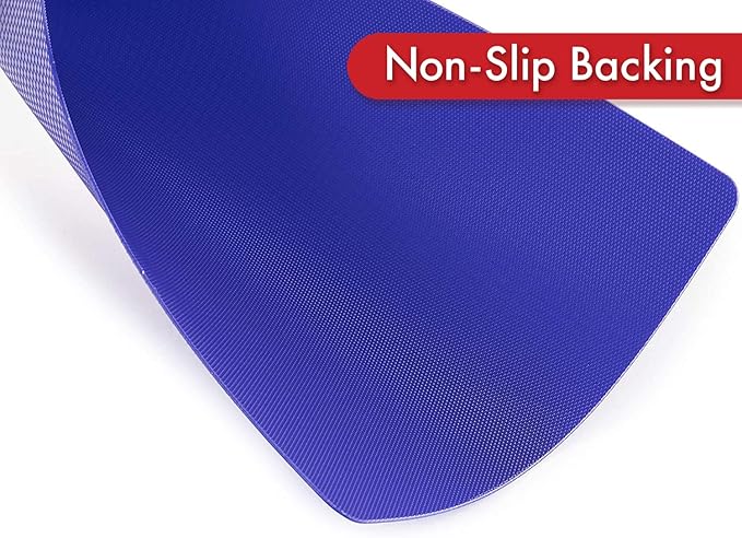 Dexas Heavy Duty Cutting Board Grippmat, Flexible Cutting Boards for Kitchen, Set of 4, Non Slip Plastic Board Cutting Mat Small Size 5.5 x 8, Blue, Green, Yellow, Red Set, Kitchen Gadgets