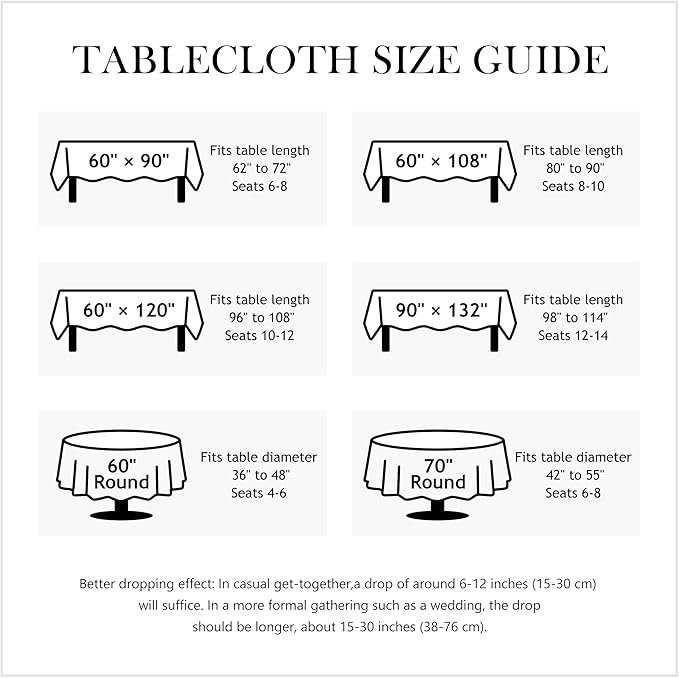 Linen World Hemstitch Linen Tablecloth, French Linen Navy Tablecloth 90" x 60" Inch, Washable Rectangular Table Cloth for Dining, Outdoor, Weddings and Restaurants, Decorative Valentine Easter