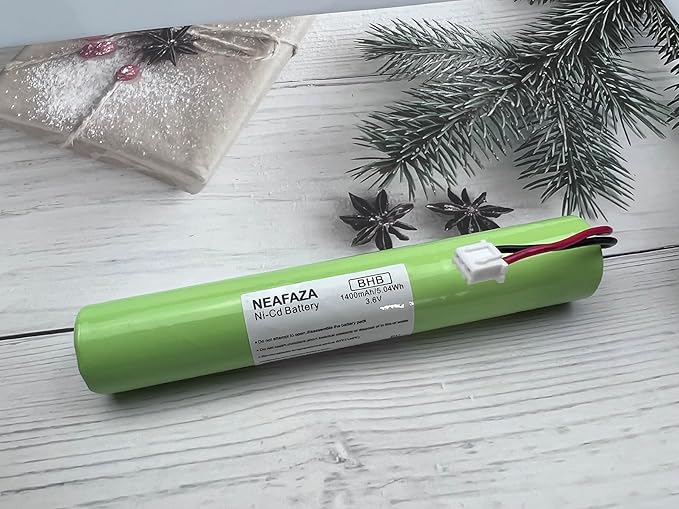 3.6V 1400mAh Ni-Cd Battery Replacement Compatible with Hurricane Spin Brush Scrubber Mop Cleaner Spin-Scrubber (1 Pack)