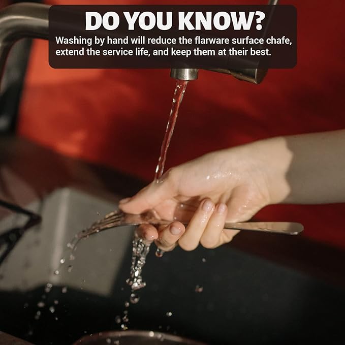 Alata Cube Gold 45-Piece Flatware Set, Forged Cutlery Set, Matte Gold Silverware Service for 8, Stainless Steel Tableware with Square Handle for Home/Restaurant, Dishwasher Safe