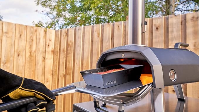 ooni 12' Aluminium Metal Pizza Peel - 12 Inch Lightweight Peel with Long Handle, Rectangle Pizza Turner