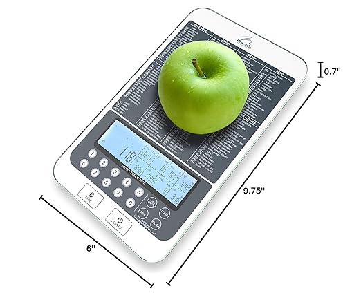 NUTRA TRACK™ Ultimate Food Kitchen & Nutrition Scale – Your Personal Nutritionist at Home! Powered by USDA Data, Designed for Precision in Seattle, WA