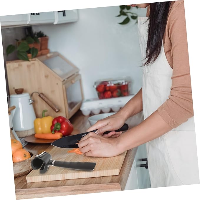 Multi-functional Vegetable Peeler Slicer Carrot Curler Kitchen Fruit Grater Tool for Potato Cucumber Apple Pear with Wear-resistant Material Compact Design